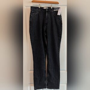 Abercrombie & Fitch Charcoal Slim Straight Jeans